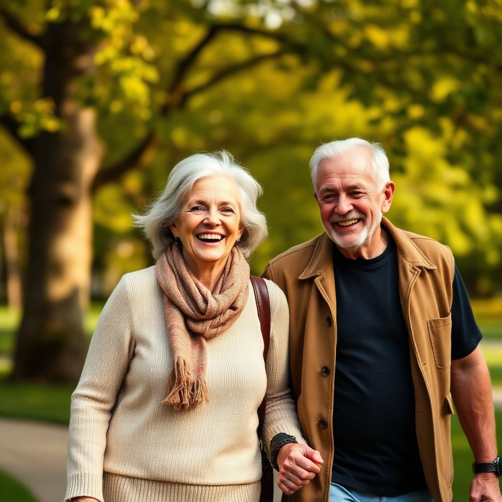 Happy UK couple enjoying an active lifestyle with GlucoLife+